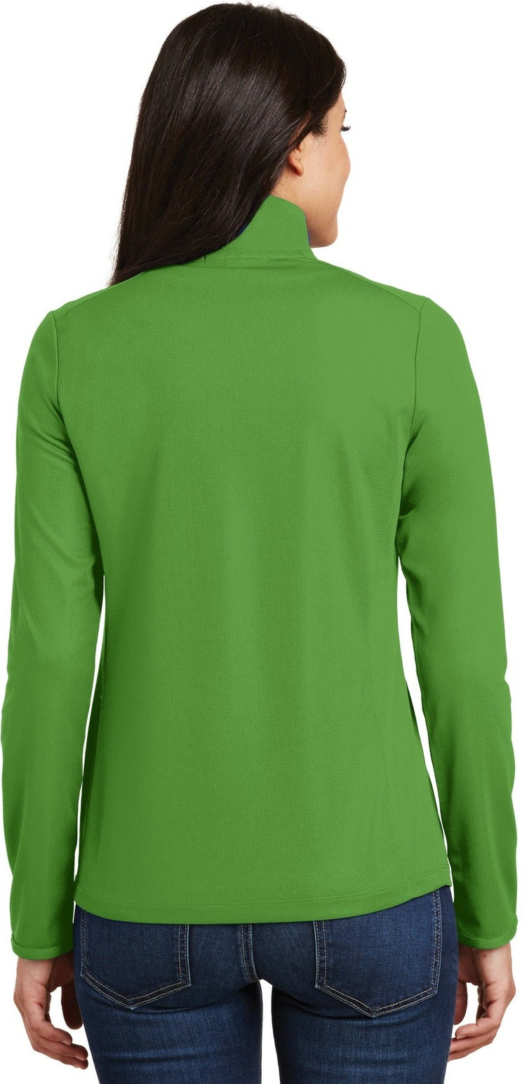 Treetop Green Port Authority Women's Pinpoint Mesh 1/2-Zip . L806