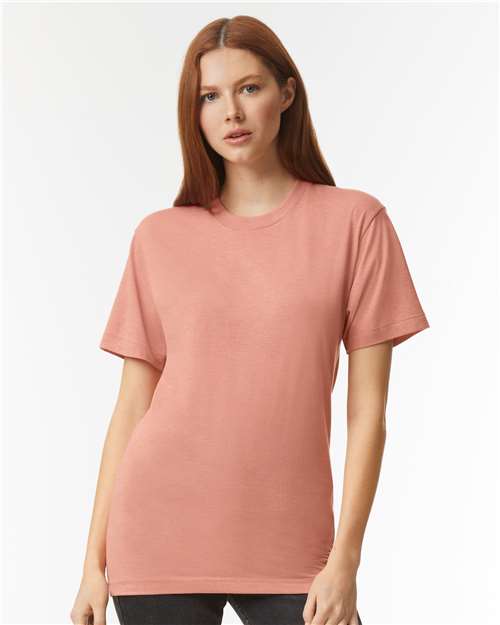 Tri-Coral Triblend Track Tee - TR401