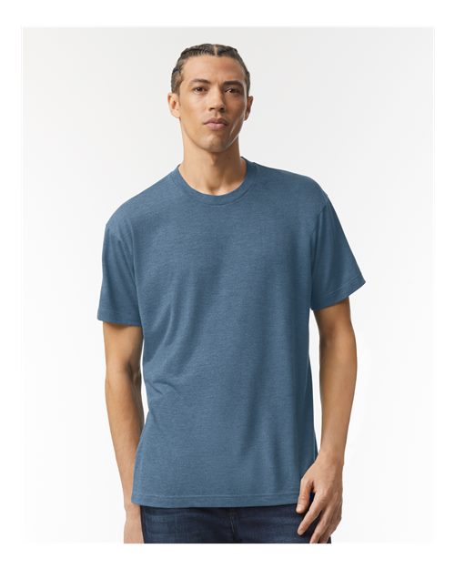 Tri-Dusk Triblend Track Tee - TR401