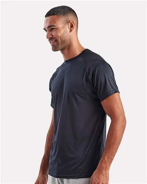 Tridri Td011 Panelled Tech T-shirt - French Navy