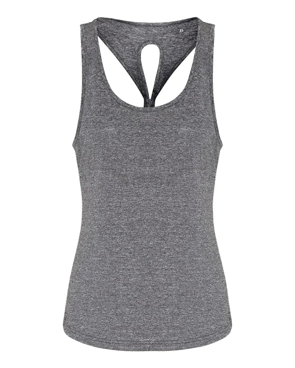 Tridri Td042 Women’s Knot Back Venus Tank - Black Melange