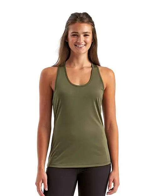 Tridri Td042 Women’s Knot Back Venus Tank - Olive - Ladies Xs