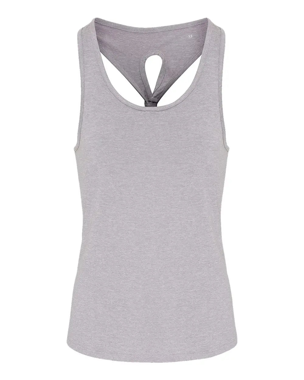 Tridri Td042 Women’s Knot Back Venus Tank - Silver Melange