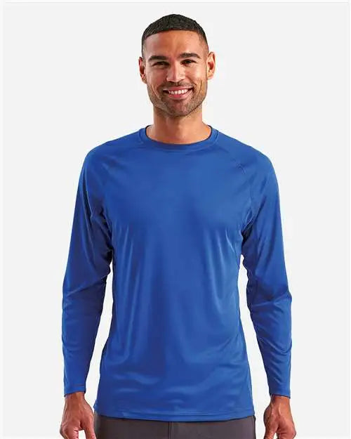 Tridri Td050 Panelled Long Sleeve Tech T-shirt - Royal