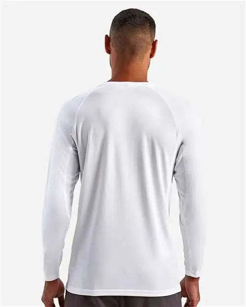 Tridri Td050 Panelled Long Sleeve Tech T-shirt - White - Adult Xs