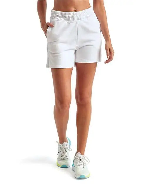 Tridri Td062 Women’s Maria Jogger Shorts - White - Ladies Xs
