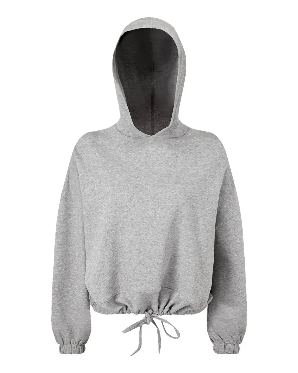 Tridri Td085 Women’s Cropped Maria Hoodie - Heather Gray - Ladies Xs