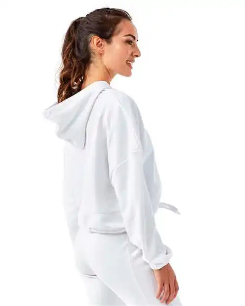 Tridri Td085 Women’s Cropped Maria Hoodie - White