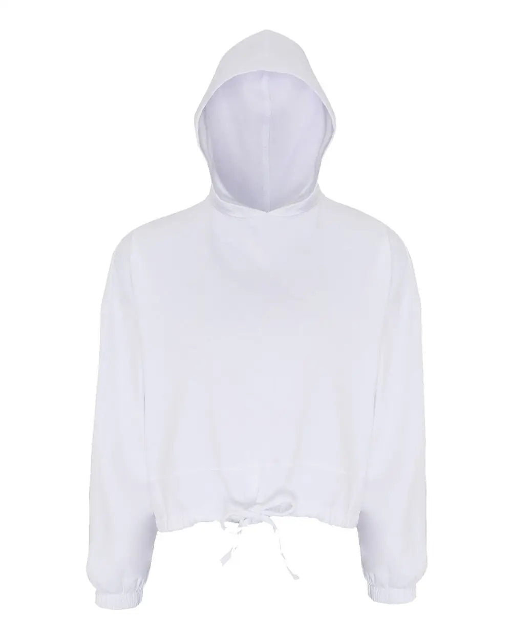 Tridri Td085 Women’s Cropped Maria Hoodie - White - Ladies Xs