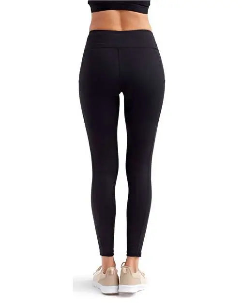 Tridri Td304 Women’s Mesh Pocket Danica Leggings - Black