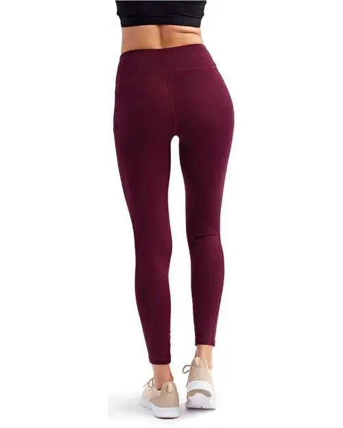 Tridri Td304 Women’s Mesh Pocket Danica Leggings - Mulberry