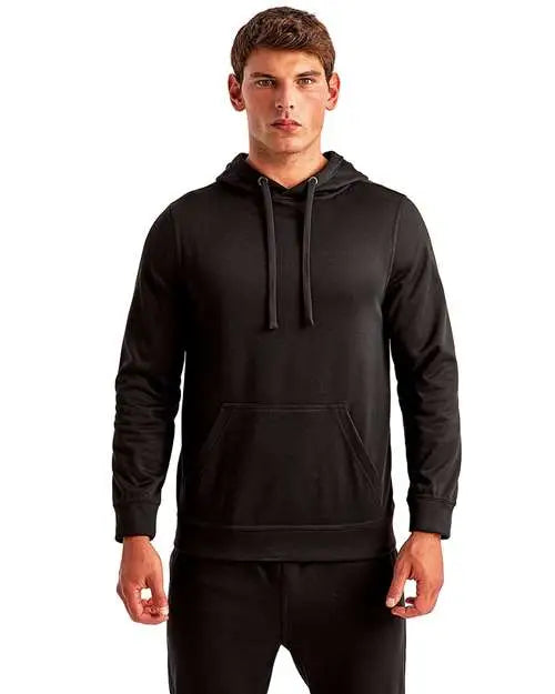 Tridri Td448 Spun Dyed Hooded Sweatshirt - Black - Adult Xs