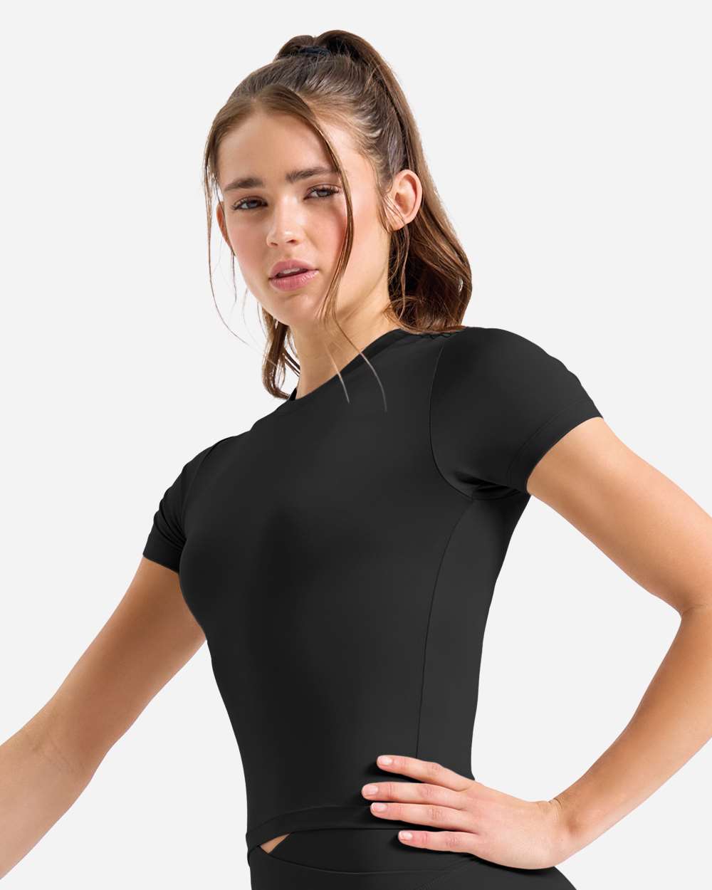 Tridri Td653 Women’s Luxe Fitted Tee - Black