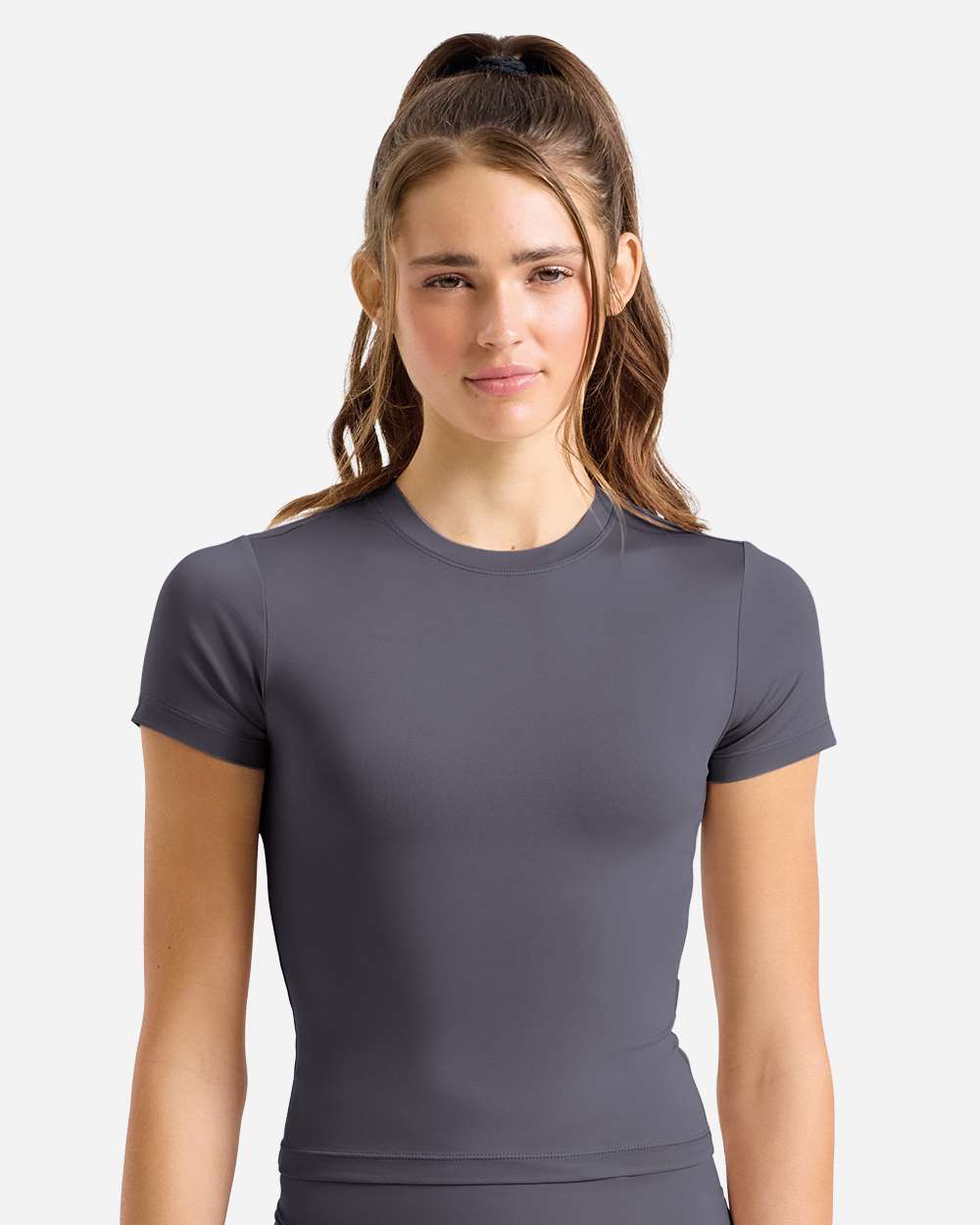 Tridri Td653 Women’s Luxe Fitted Tee - Charcoal