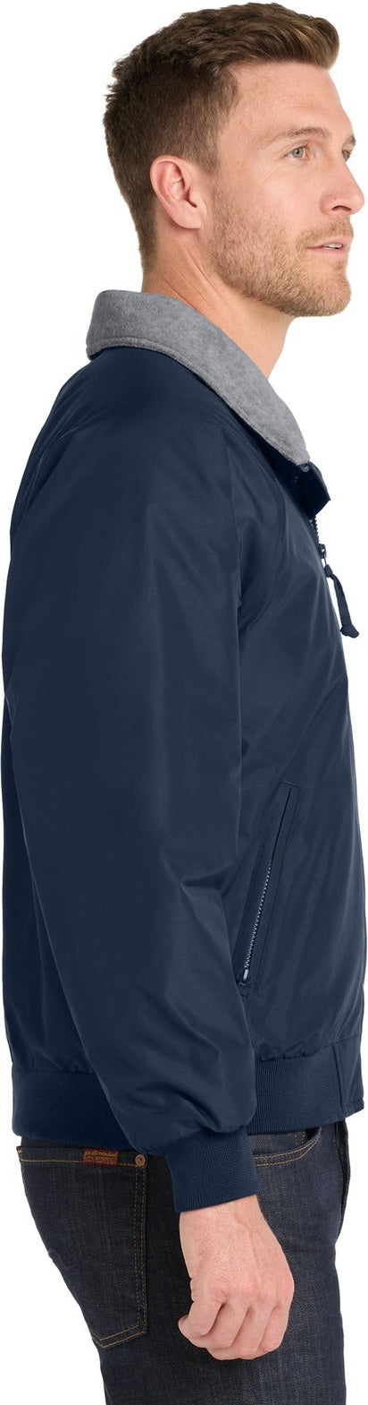 Tr.Navy/Gray Port Authority Challenger Jacket. J754