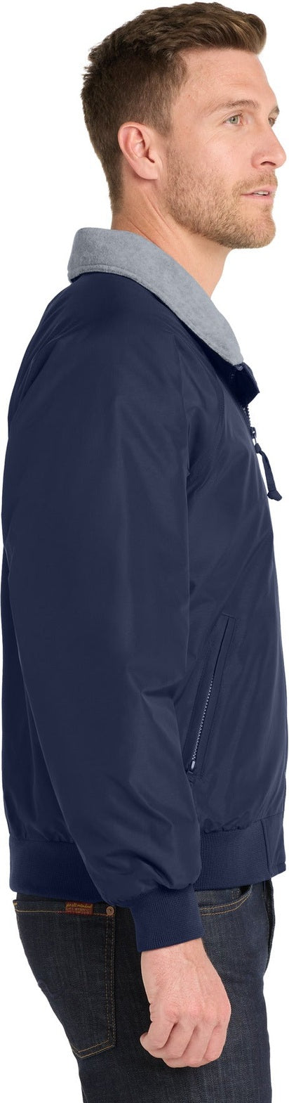 Tr.Navy/Gray Port Authority Challenger Jacket. J754