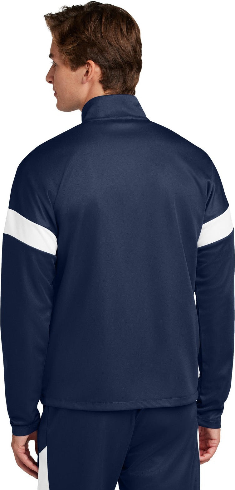 TrNv/White Sport-Tek Travel Full-Zip Jacket ST800