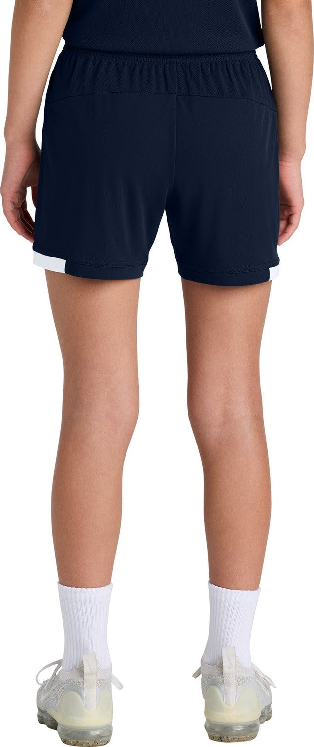 TrNv/White Sport-Tek Youth Club 5" Short YST442