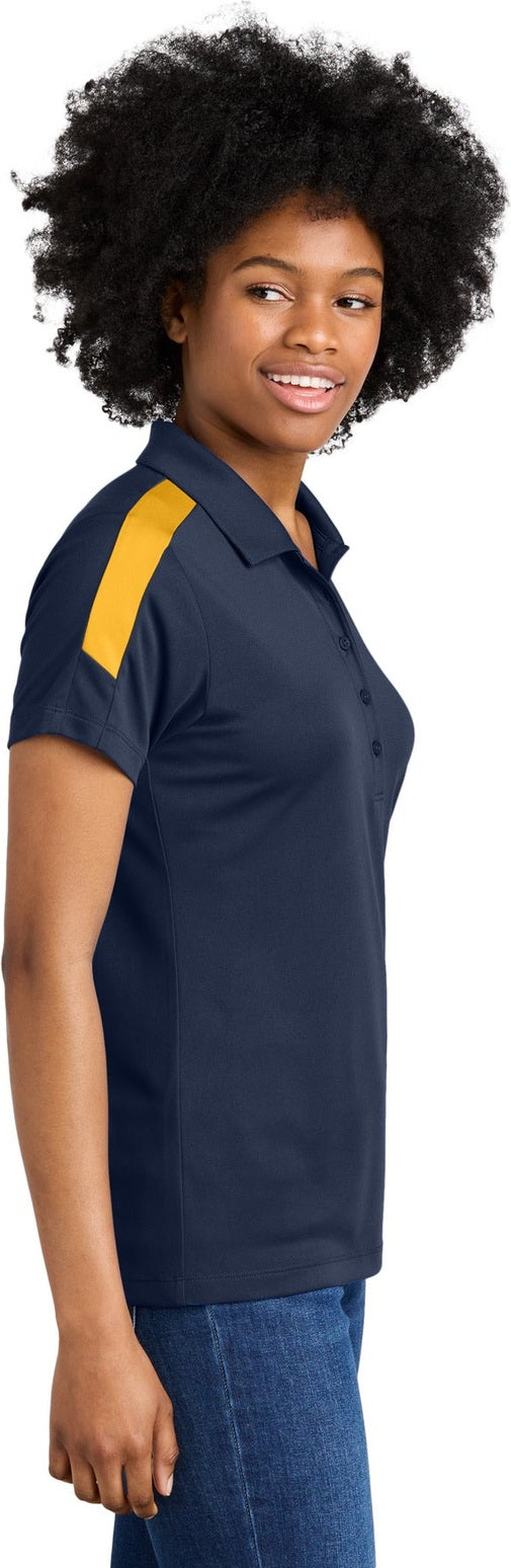 TrNvy/Gold Sport-Tek Women's Competitor United Polo LST104
