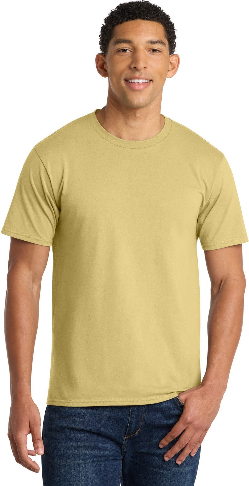 Trophy Gold Port & Co Fan Favorite Tee. PC450