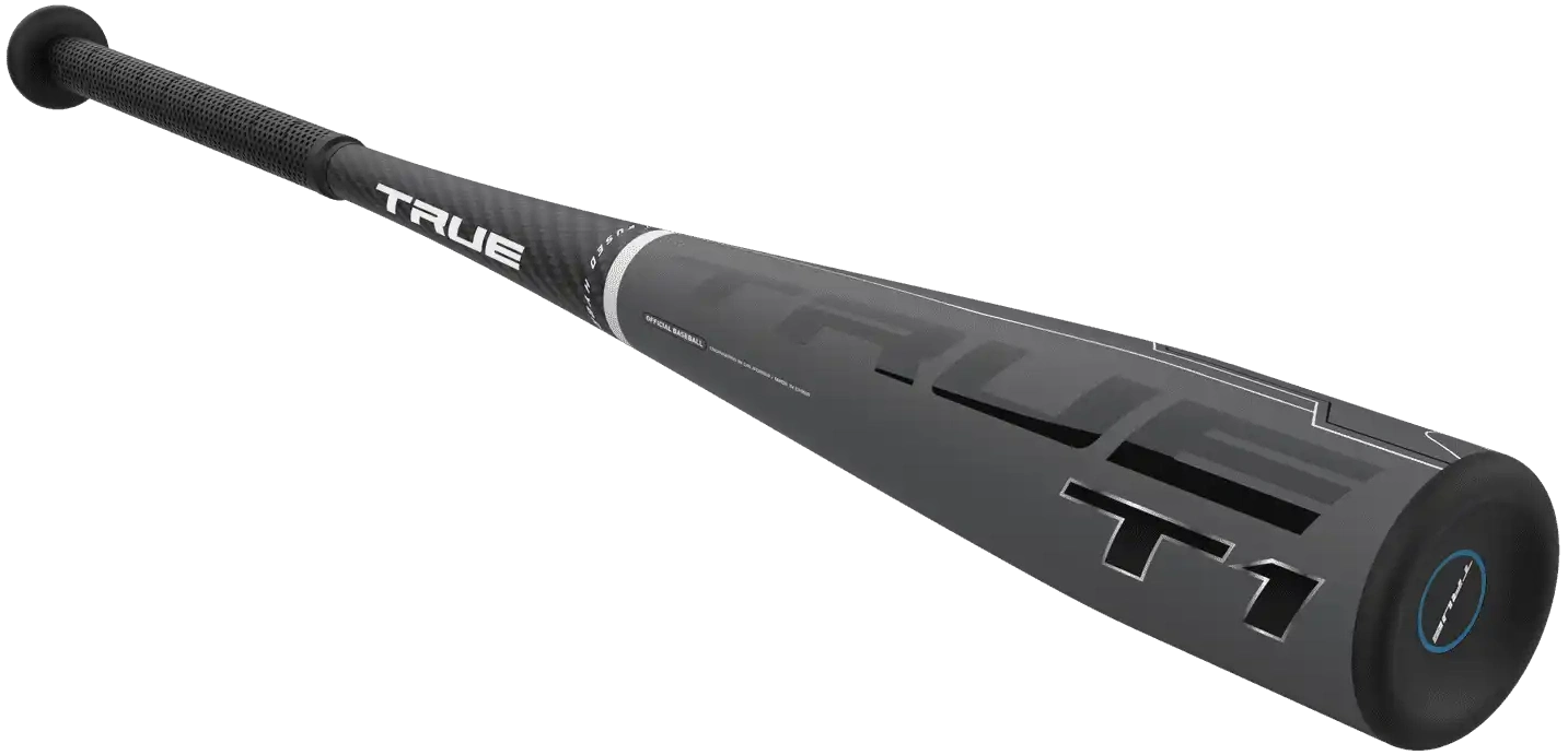 True 2020 T1 Usa (-10) Youth Bat 2 5/8’’ - Black Gray