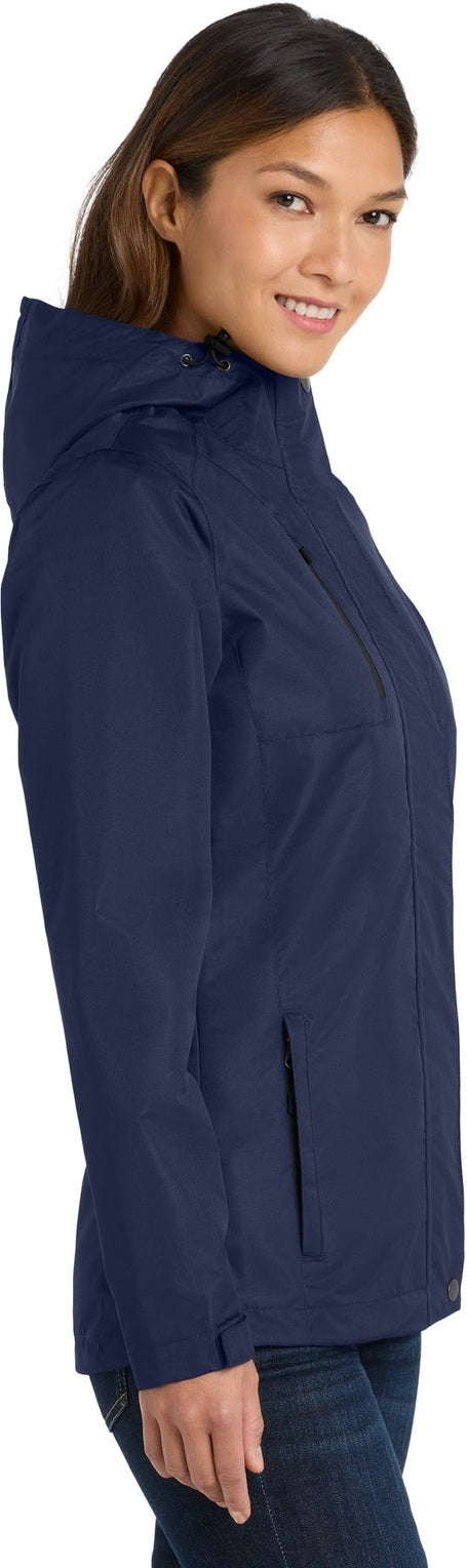 True Navy Port Authority Women's All-Conditions Jacket. L331