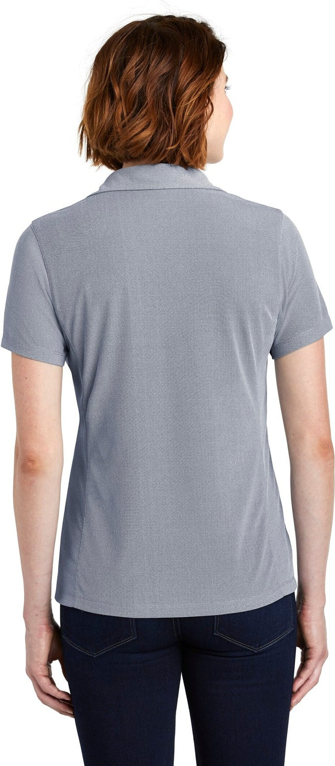 True Navy Port Authority Women's Poly Oxford Pique Polo. LK582