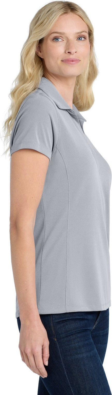 True Navy Port Authority Women's Poly Oxford Pique Polo. LK582