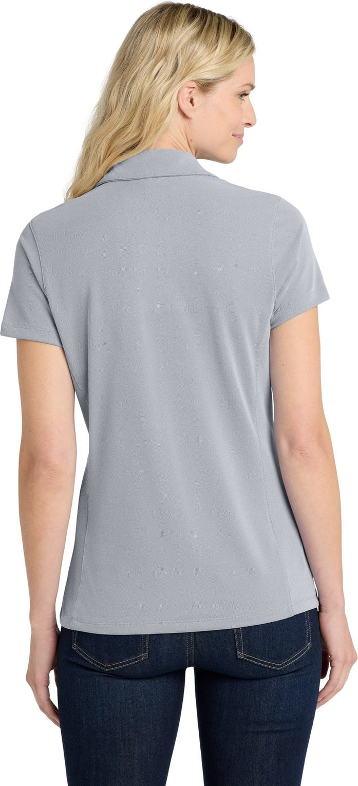 True Navy Port Authority Women's Poly Oxford Pique Polo. LK582