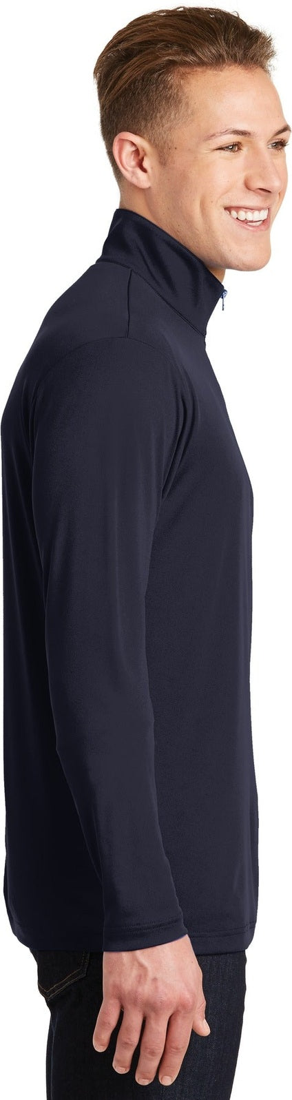 True Navy Sport-Tek PosiCharge Competitor 1/4-Zip Pullover. ST357