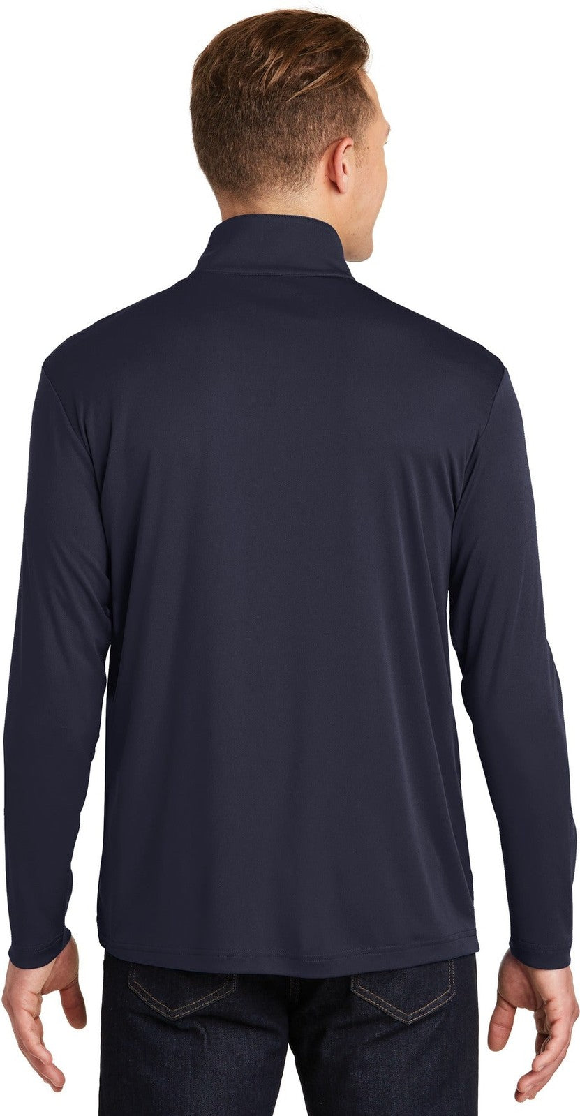 True Navy Sport-Tek PosiCharge Competitor 1/4-Zip Pullover. ST357