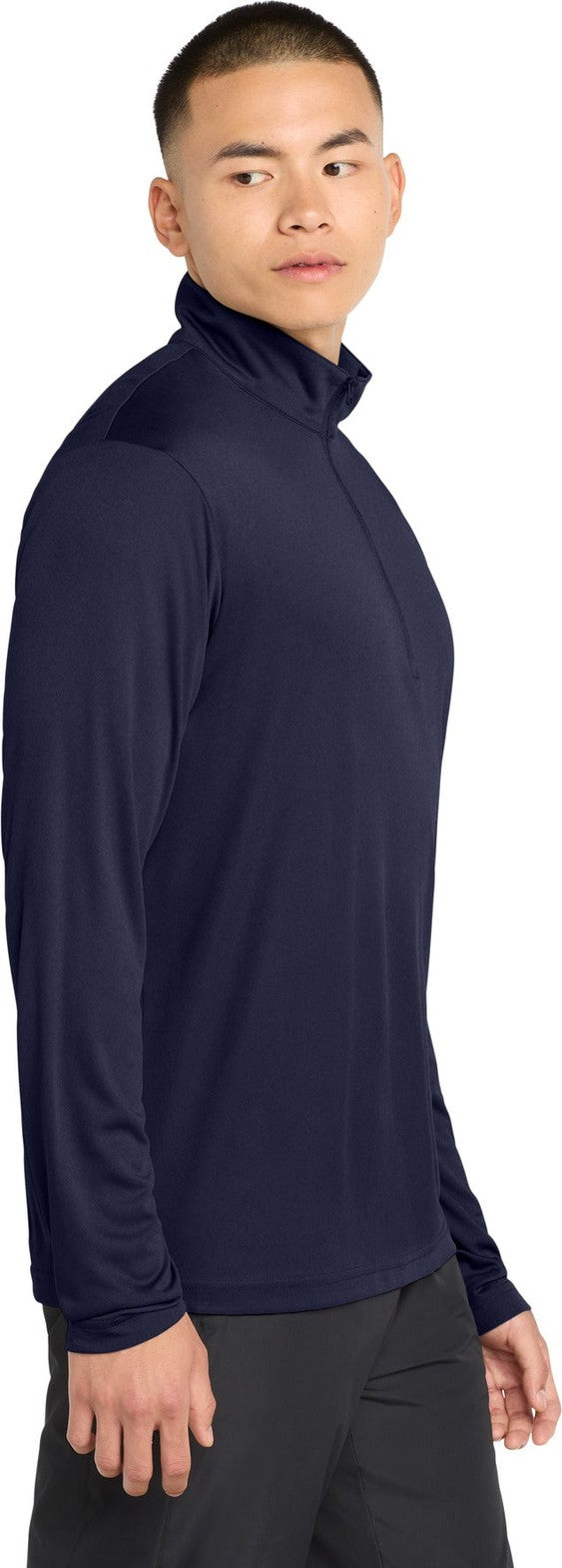 True Navy Sport-Tek PosiCharge Competitor 1/4-Zip Pullover. ST357