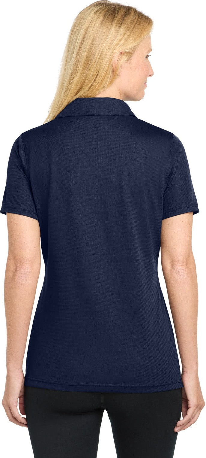 True Navy Sport-Tek Women's PosiCharge Active Textured Polo. LST690
