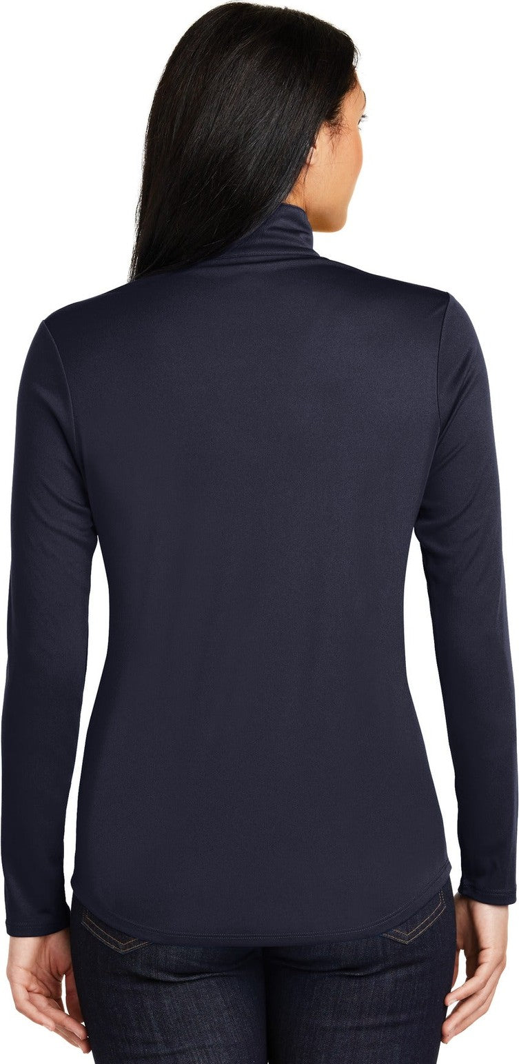 True Navy Sport-Tek Women's PosiCharge Competitor 1/4-Zip Pullover. LST357
