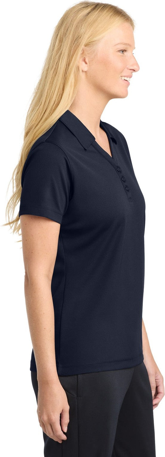 True Navy Sport-Tek Women's PosiCharge Micro-Mesh Polo. LST680
