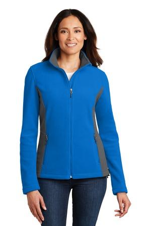 True Nvy/BaGry Port Authority Women's Colorblock Value Fleece Jacket. L216