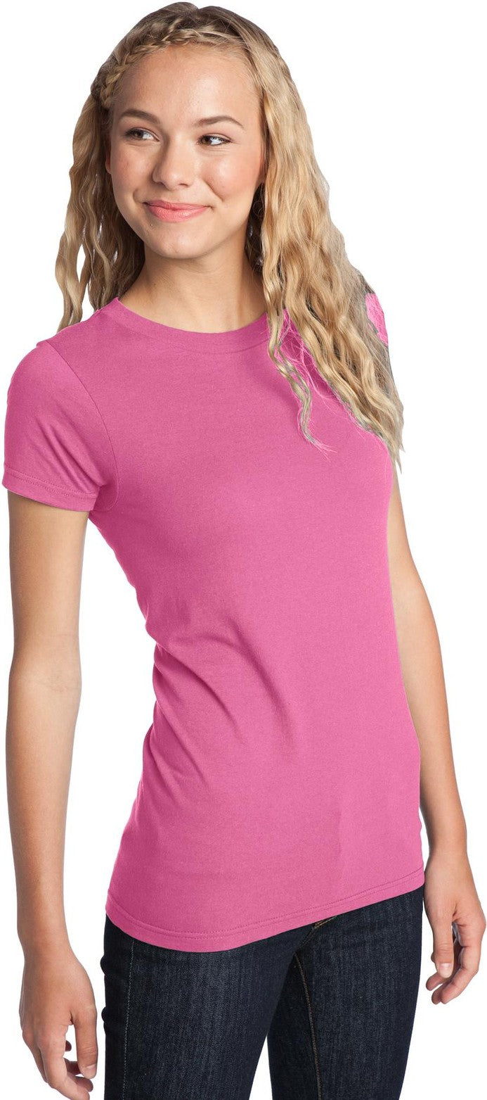 True Pink District Women's Fitted The Concert Tee DT5001