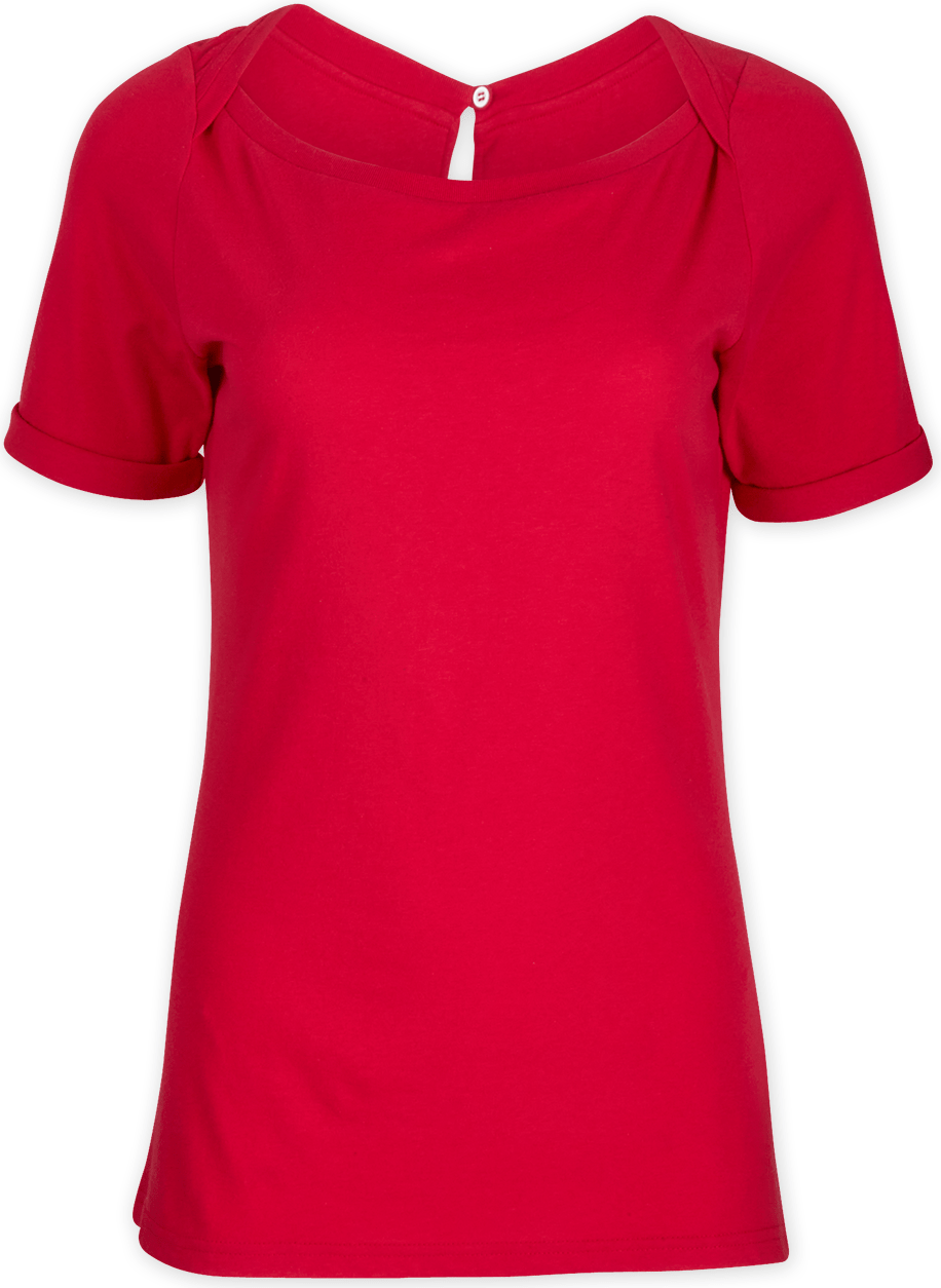 TRUE RED BOXERCRAFT WOMEN'S  CARE FREE TEE  grouped