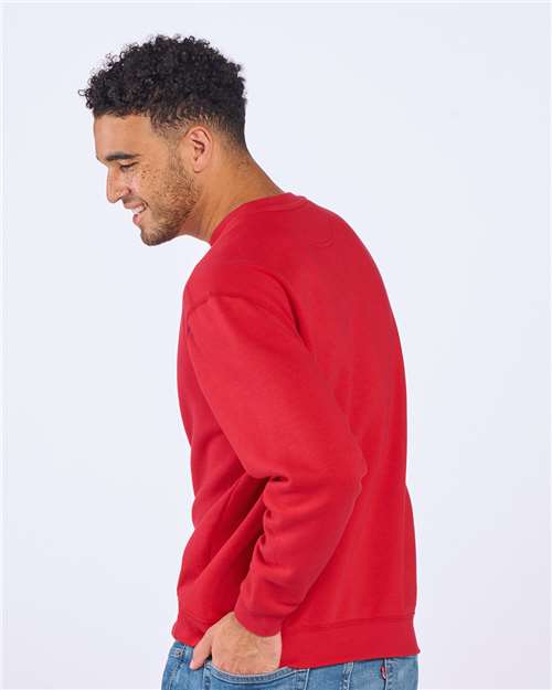 True Red Fleece Crew Pullover - BM5101