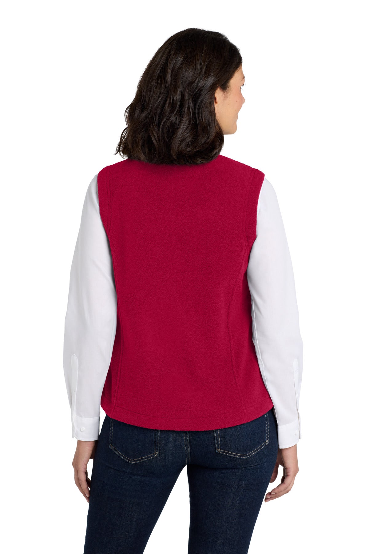 True Red Port Authority Women's Value Fleece Vest. L219