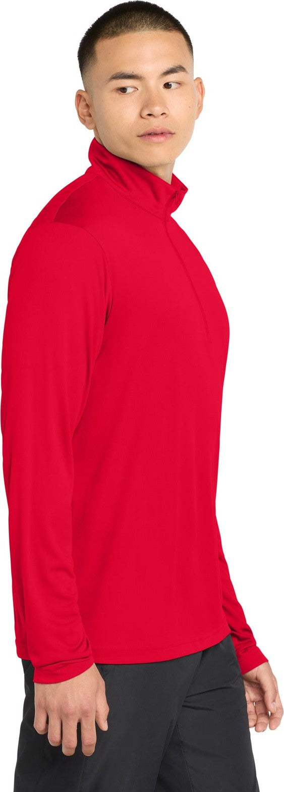 True Red Sport-Tek PosiCharge Competitor 1/4-Zip Pullover. ST357