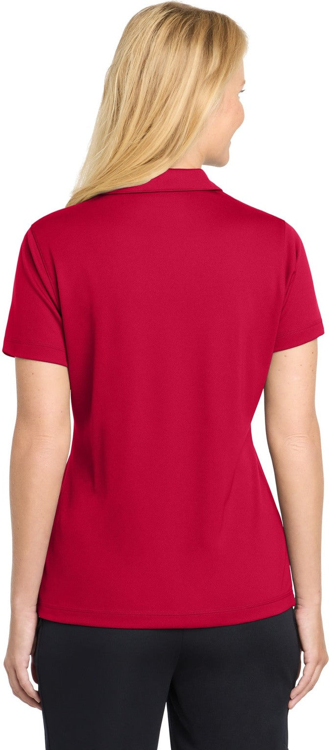 True Red Sport-Tek Women's PosiCharge Micro-Mesh Polo. LST680
