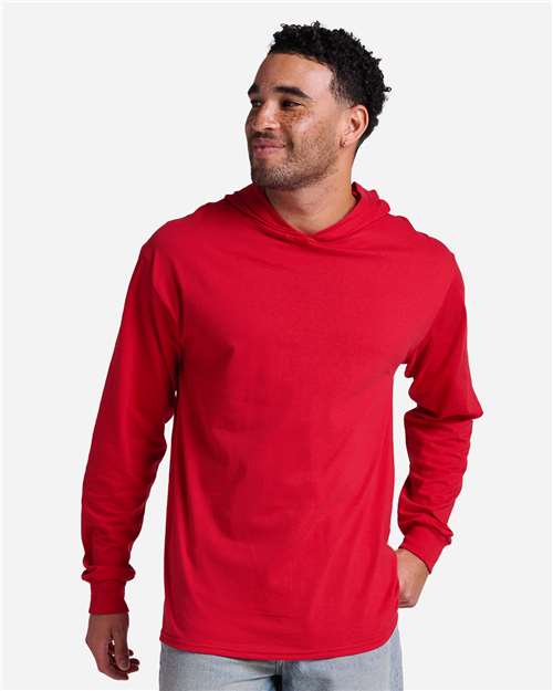 True Red Unisex Classics™ Jersey Hooded T-Shirt - 363LH