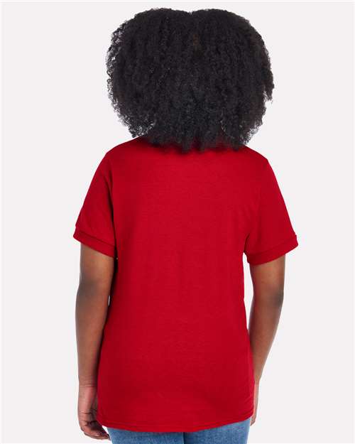 True Red Youth Dri-Power® Polo - 437K
