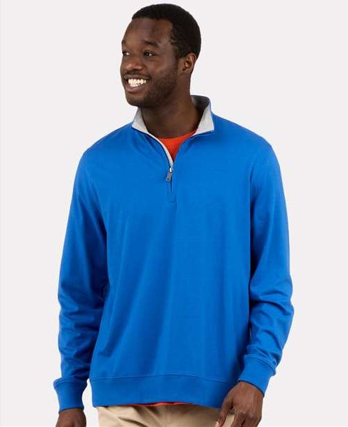 True Royal Alumni Quarter-Zip Pullover - BM5205