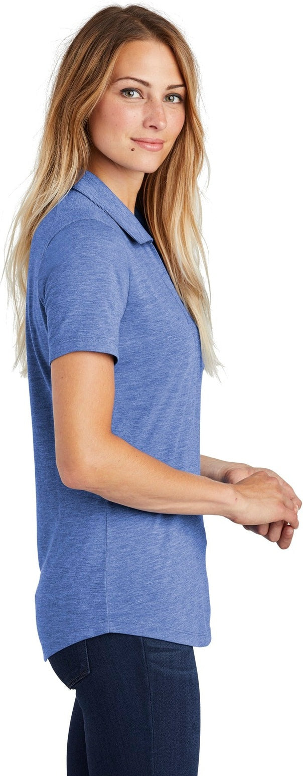 True Royal Hth Sport-Tek Women's PosiCharge Tri-Blend Wicking Polo. LST405