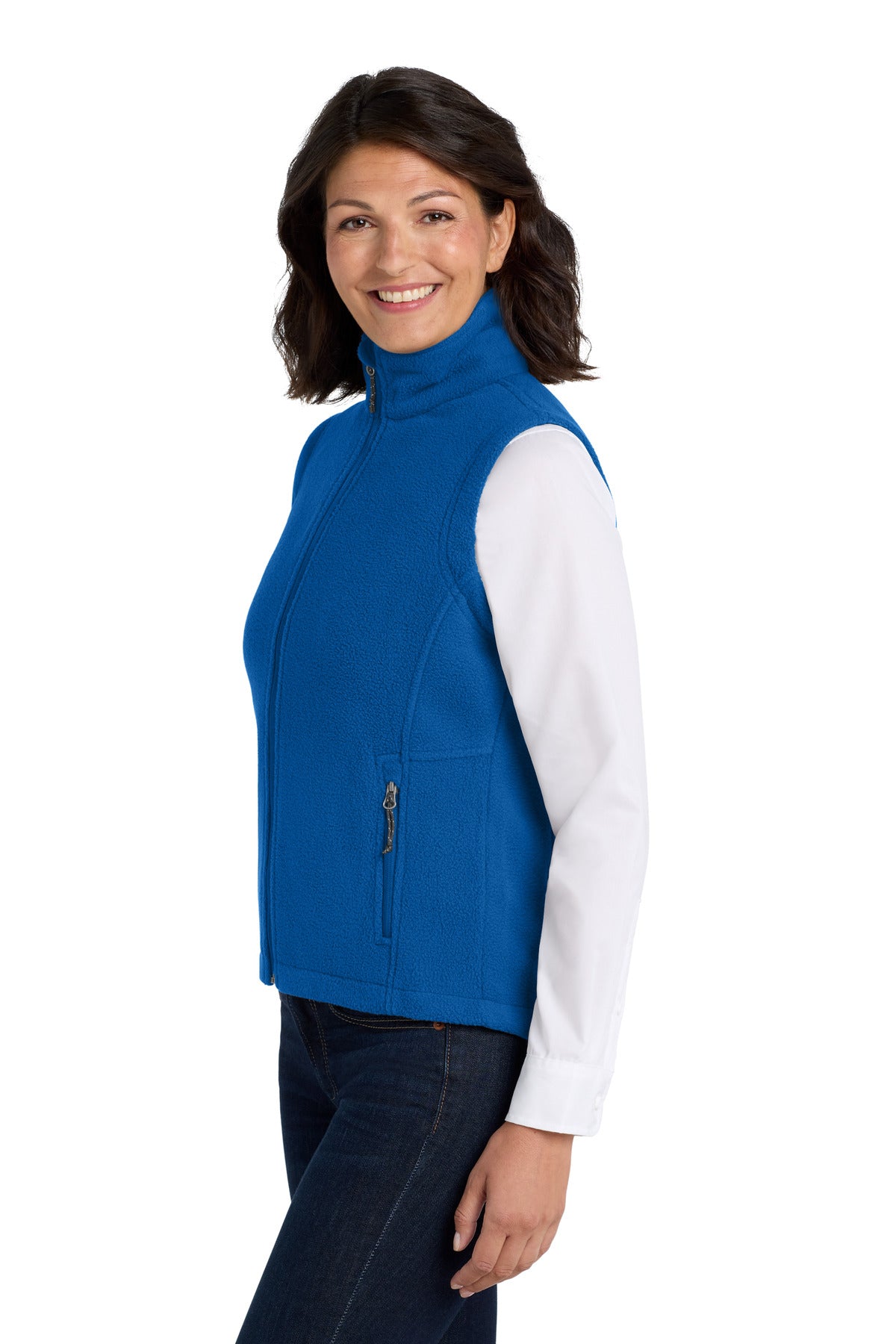 True Royal Port Authority Women's Value Fleece Vest. L219