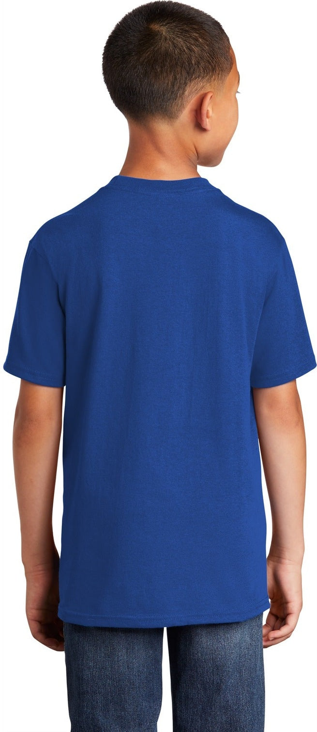 True Royal Port & Co Youth Core Cotton Tee. PC54Y