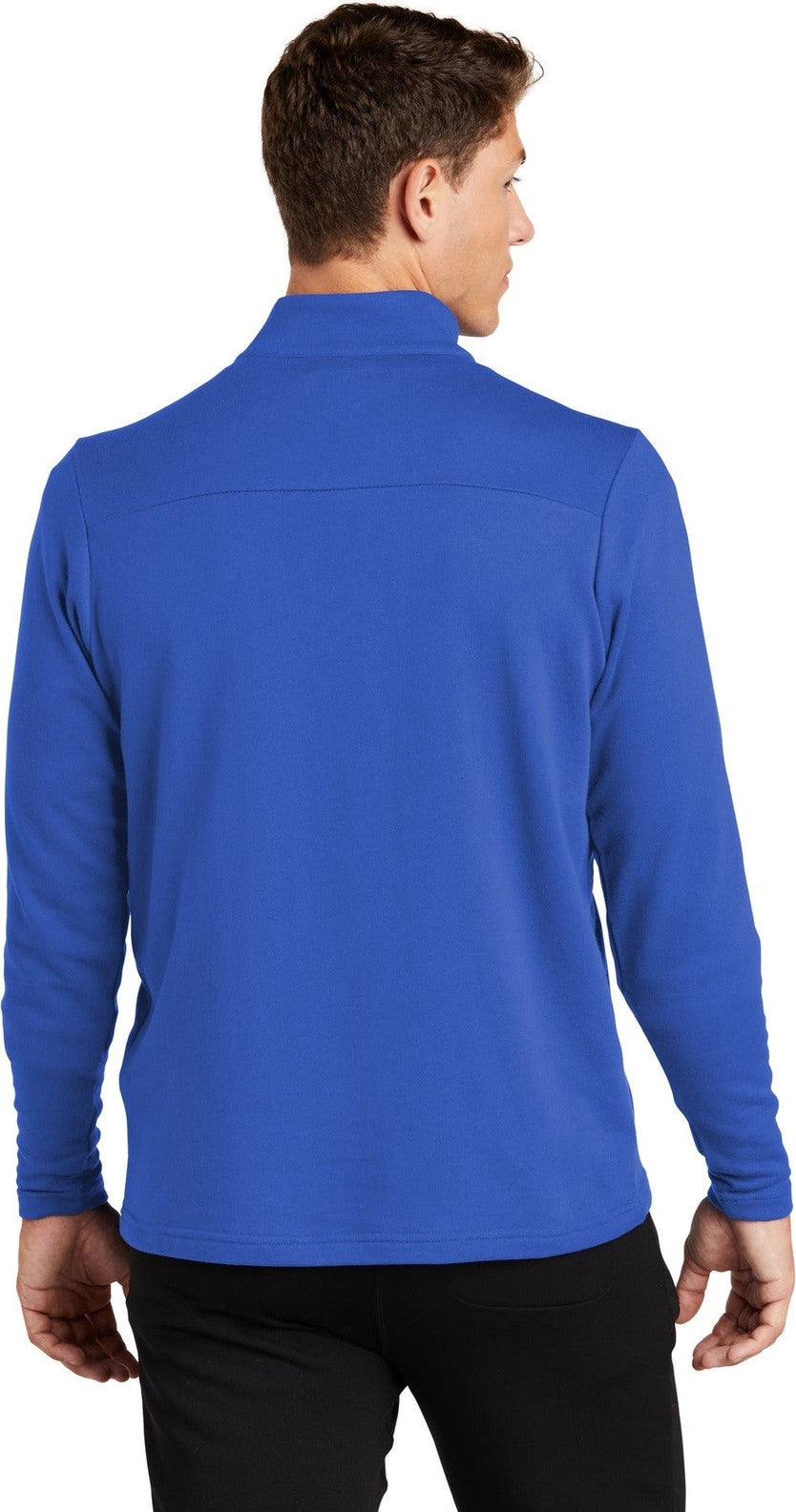 True Royal Sport-Tek Lightweight French Terry 1/4-Zip Pullover. ST273