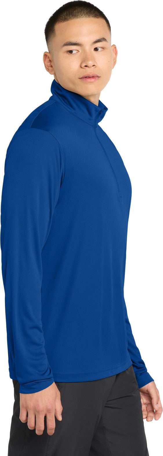 True Royal Sport-Tek PosiCharge Competitor 1/4-Zip Pullover. ST357